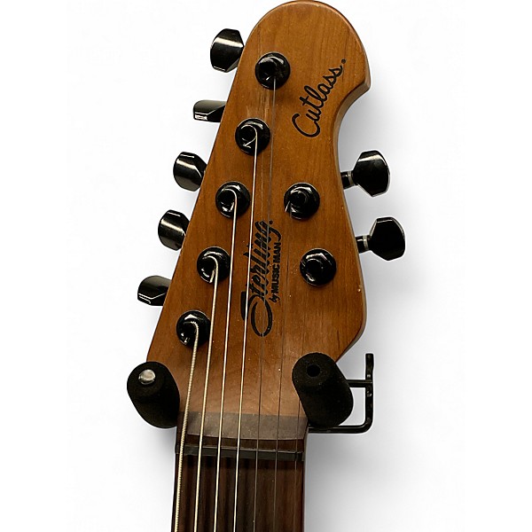 Used Sterling by Music Man cutlass jason richardson signature 7str red burst Solid Body Electric Guitar