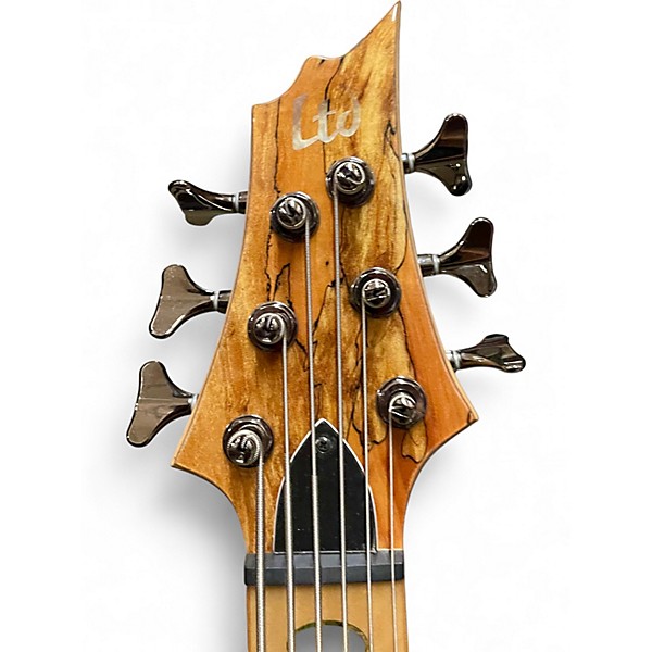 Used ESP LTD RB1006 6 String Natural Electric Bass Guitar
