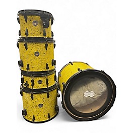 Used 2000s TAMA 5 Piece Starworks Yellow Chaos Drum Kit