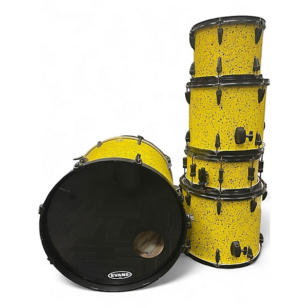 Used 2000s TAMA 5 Piece Starworks Yellow Chaos Drum Kit