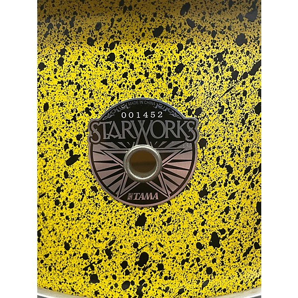 Used 2000s TAMA 5 Piece Starworks Yellow Chaos Drum Kit