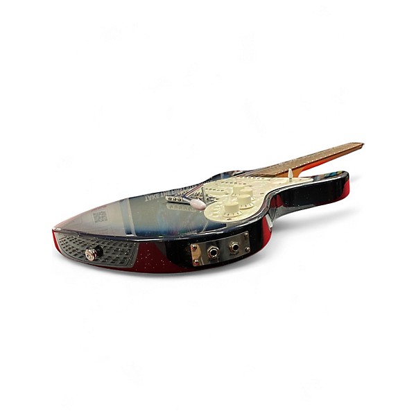 Used Danelectro danoblaster silver burst Solid Body Electric Guitar