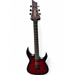 Used Schecter Guitar Research SUNSET EXTREME SCARLET BURST Solid Body Electric Guitar