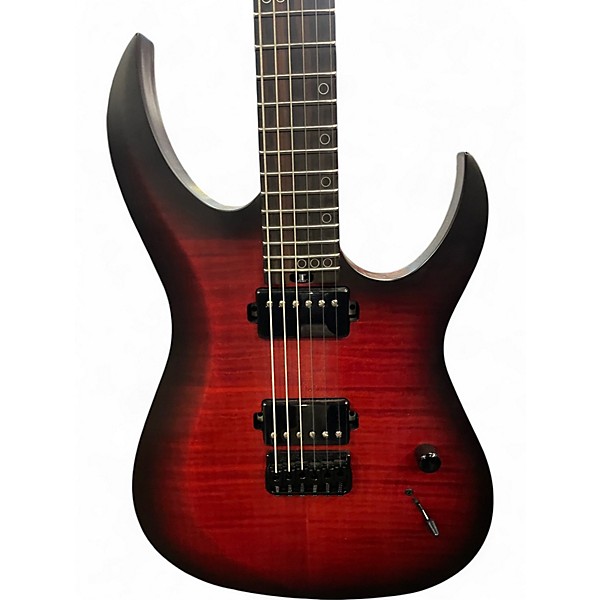 Used Schecter Guitar Research SUNSET EXTREME SCARLET BURST Solid Body Electric Guitar