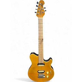Used Sterling by Music Man Axis Yellow Solid Body Electric Guitar