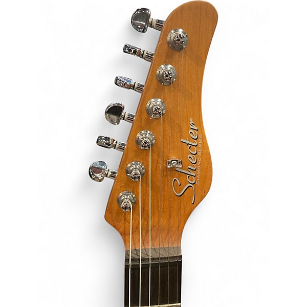 Used Schecter Guitar Research Diamond Series  Nick Johnston Trad Blue Solid Body Electric Guitar