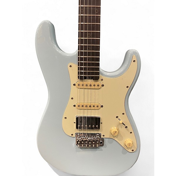 Used Schecter Guitar Research Diamond Series  Nick Johnston Trad Blue Solid Body Electric Guitar