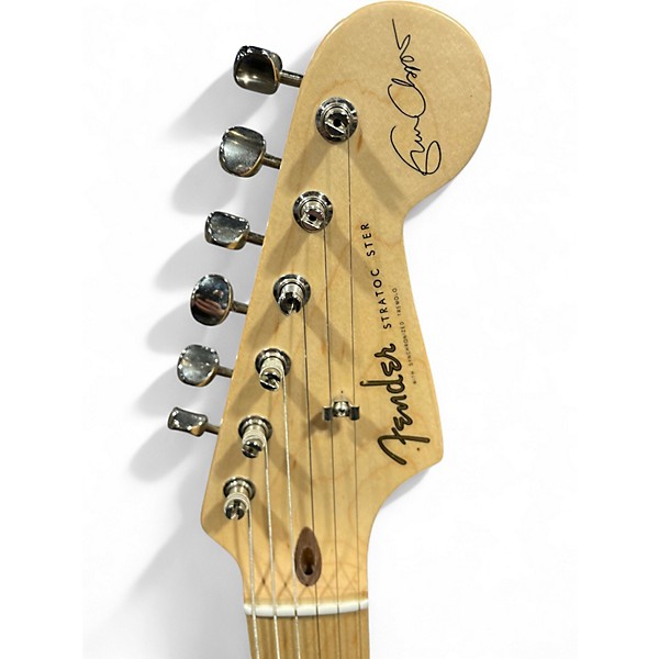 Used Fender eric clapton Silver Solid Body Electric Guitar