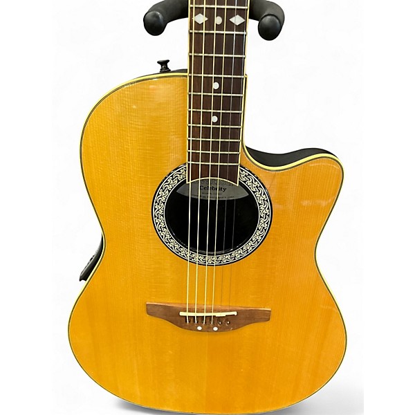Used Ovation CC057 CELEBRITY Natural Acoustic Guitar