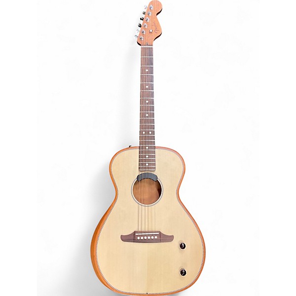 Used Fender HIGHWAY SERIES PARLOR Natural Acoustic Electric Guitar