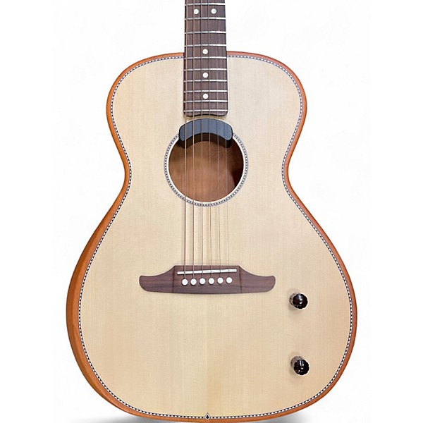 Used Fender HIGHWAY SERIES PARLOR Natural Acoustic Electric Guitar