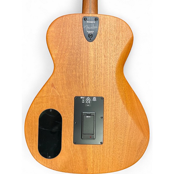 Used Fender HIGHWAY SERIES PARLOR Natural Acoustic Electric Guitar