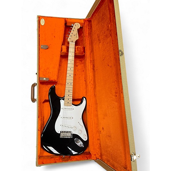 Used 2016 Fender Artist Series Eric Clapton Stratocaster Black Solid Body Electric Guitar