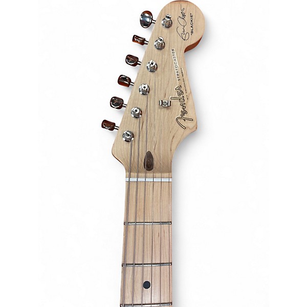 Used 2016 Fender Artist Series Eric Clapton Stratocaster Black Solid Body Electric Guitar