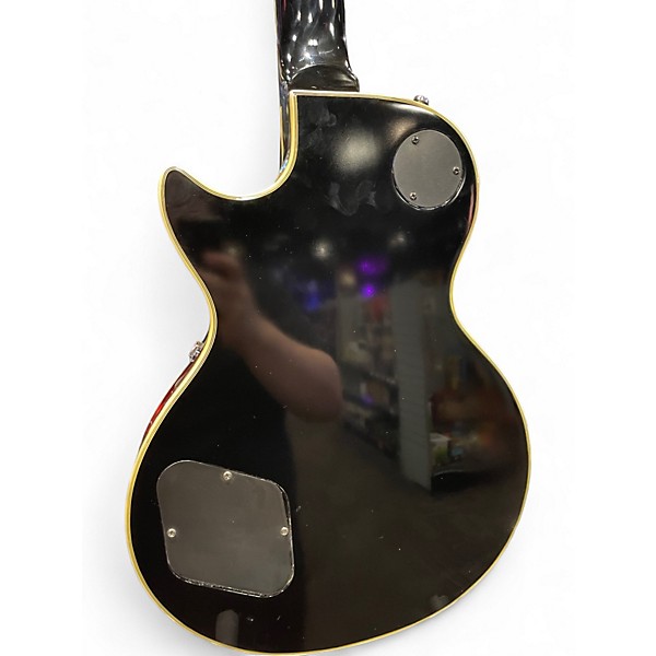 Used 2007 Epiphone Les Paul Custom silver burst Solid Body Electric Guitar