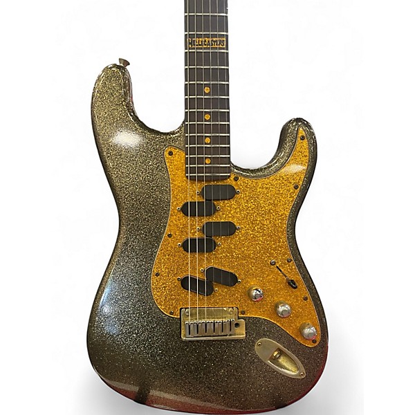 Used 1997 Fender LIMITED EDITION JOHN JORGENSON HELLECASTER BLACK SPARKLE Solid Body Electric Guitar