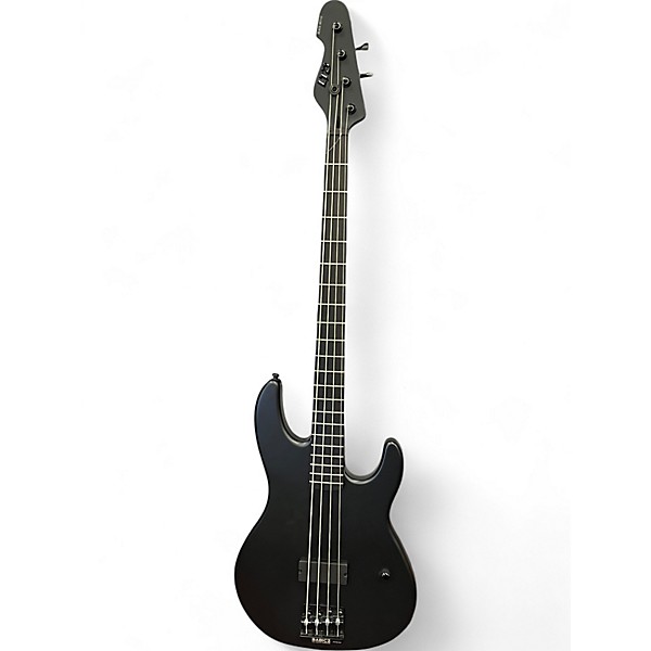 Used ESP LTD AP4 Black Metal Flat Black Electric Bass Guitar