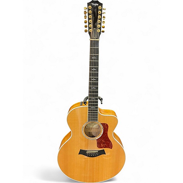 Used Taylor 655ce Natural 12 String Acoustic Electric Guitar