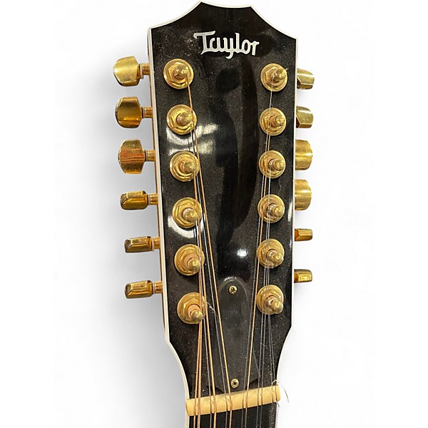 Used Taylor 655ce Natural 12 String Acoustic Electric Guitar