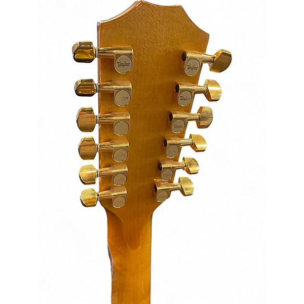 Used Taylor 655ce Natural 12 String Acoustic Electric Guitar
