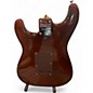 Used Fender Exotic Series Shedua Top Stratocaster Sunburst Solid Body Electric Guitar