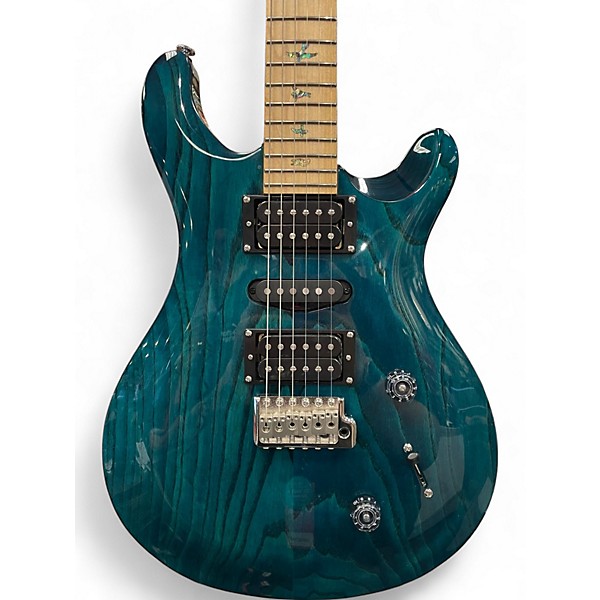 Used 2025 PRS SE Swamp Ash Special IRIS BLUE Solid Body Electric Guitar