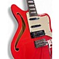 Used D'Angelico Premier Series Bedford SH Limited-Edition Fiesta Red Hollow Body Electric Guitar