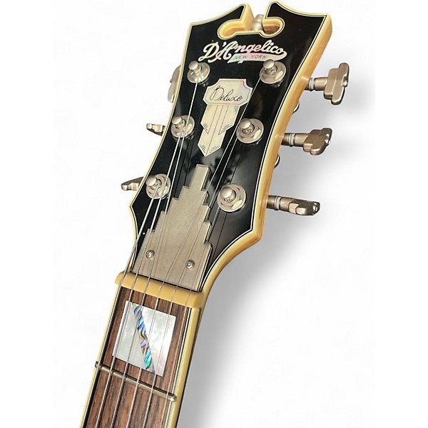 Used D'Angelico Deluxe Atlantic Blue Sapphire Solid Body Electric Guitar