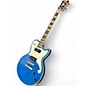 Used D'Angelico Deluxe Atlantic Blue Sapphire Solid Body Electric Guitar