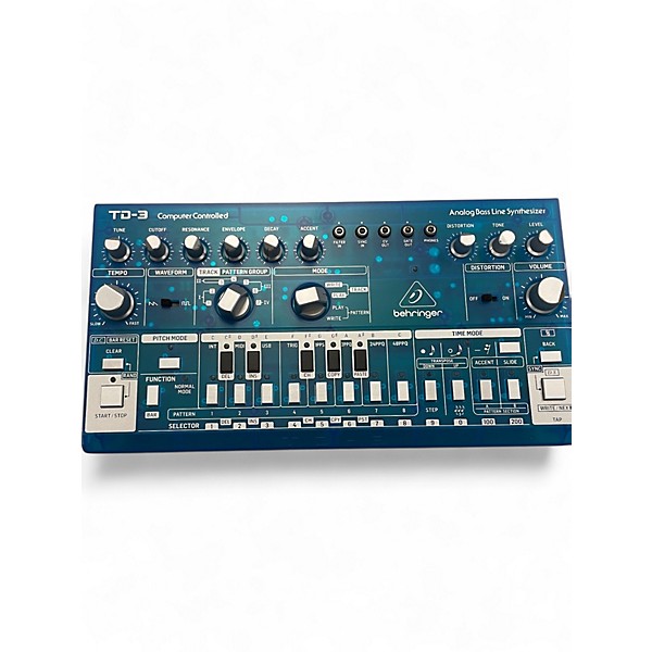Behringer TD-3-BB Analog Bass Line Synthesizer - Baby Blue