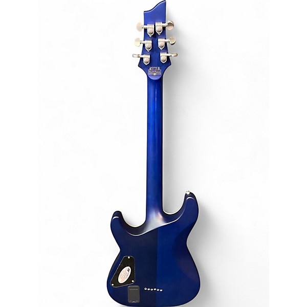 Used Schecter Guitar Research C1 Platinum Midnight Blue Solid Body Electric Guitar