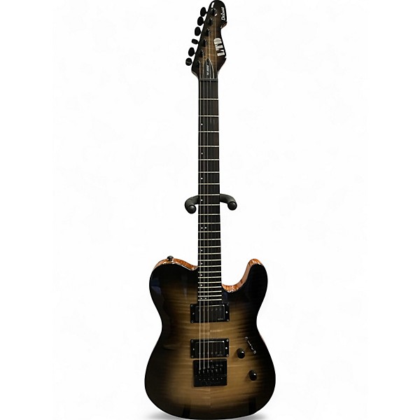 Used ESP LTD TE-1000 DELUXE BLACK NATURAL BURST Solid Body Electric Guitar
