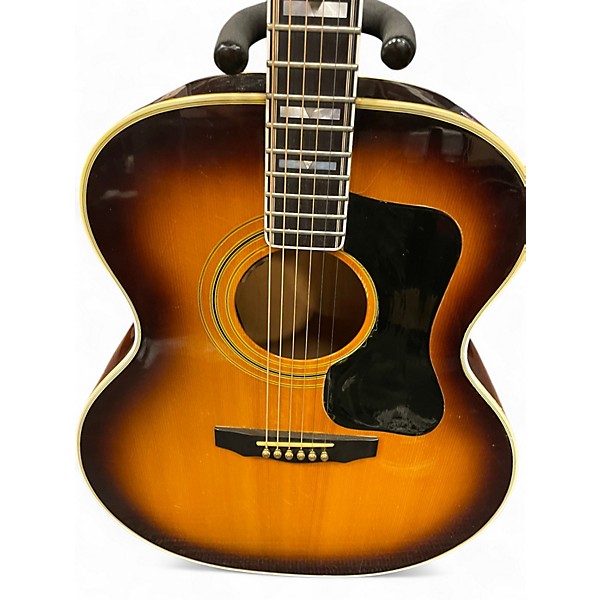 Vintage 1980s Guild F50 Natural Acoustic Guitar