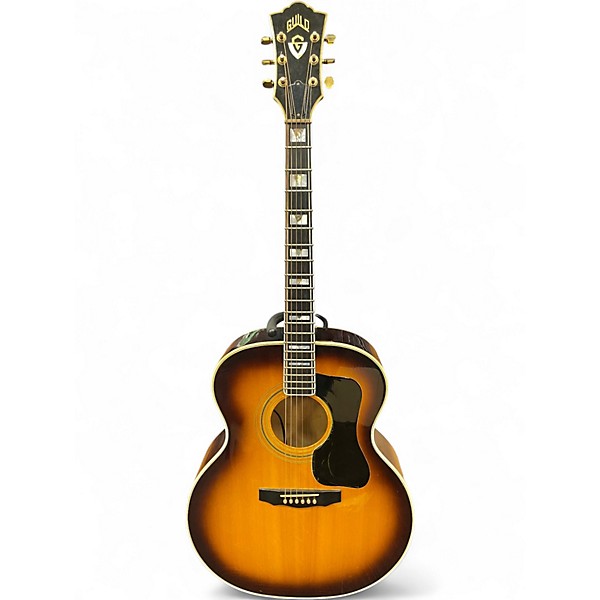 Vintage 1980s Guild F50 Natural Acoustic Guitar