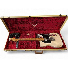 Used 2018 Fender NAMM CUSTOM SHOP '51 NOCASTER HS TELE HEAVY RELIC DIRTY WHITE BLONDE Solid Body Electric Guitar