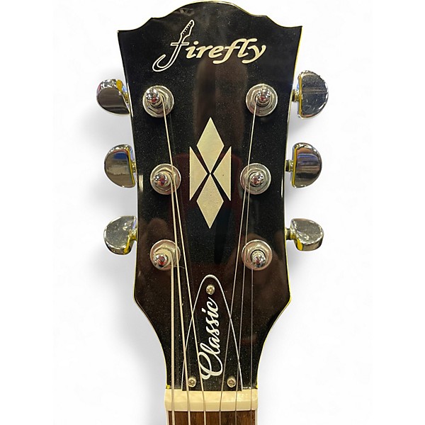 Used Firefly Classic Yellow Solid Body Electric Guitar