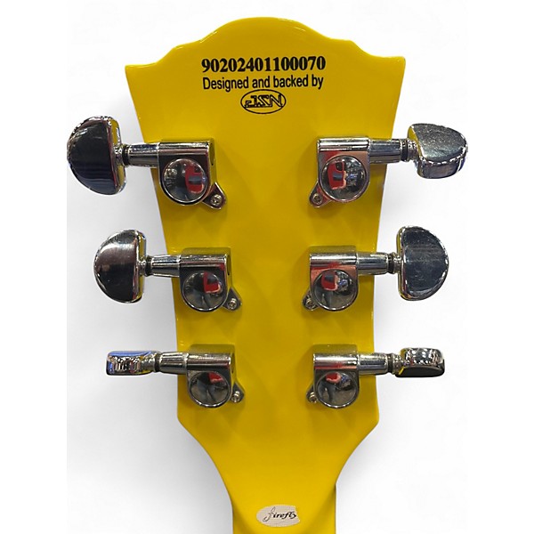 Used Firefly Classic Yellow Solid Body Electric Guitar
