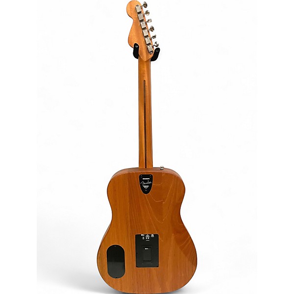 Used Fender highway kingman dread Natural Acoustic Electric Guitar