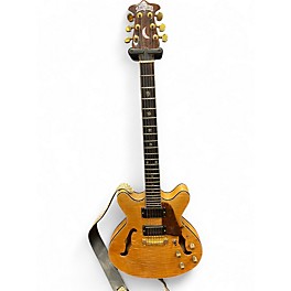 Used Moonstone Guitars M-80 Natural Hollow Body Electric Guitar