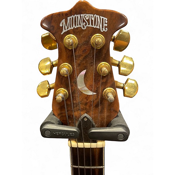 Used Moonstone Guitars M-80 Natural Hollow Body Electric Guitar
