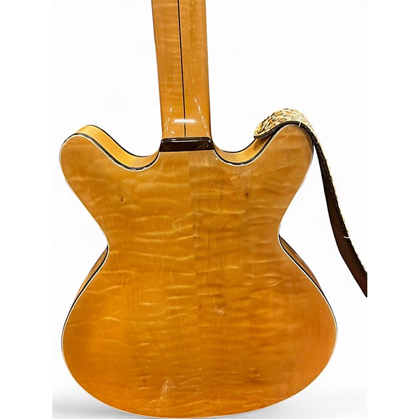 Used Moonstone Guitars M-80 Natural Hollow Body Electric Guitar