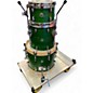 Used Gretsch Drums 3 Piece Brooklyn Series Satin Emerald Green Drum Kit thumbnail