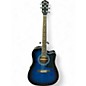 Used Ibanez V70CE trans blue burst Acoustic Electric Guitar thumbnail