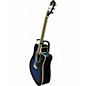 Used Ibanez V70CE trans blue burst Acoustic Electric Guitar