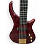 Used Pedulla Thunder Bass redish Electric Bass Guitar