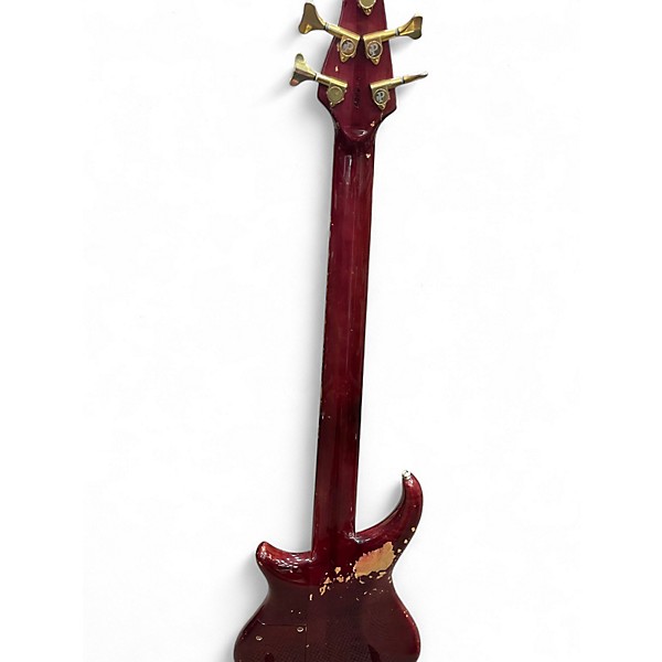 Used Pedulla Thunder Bass redish Electric Bass Guitar