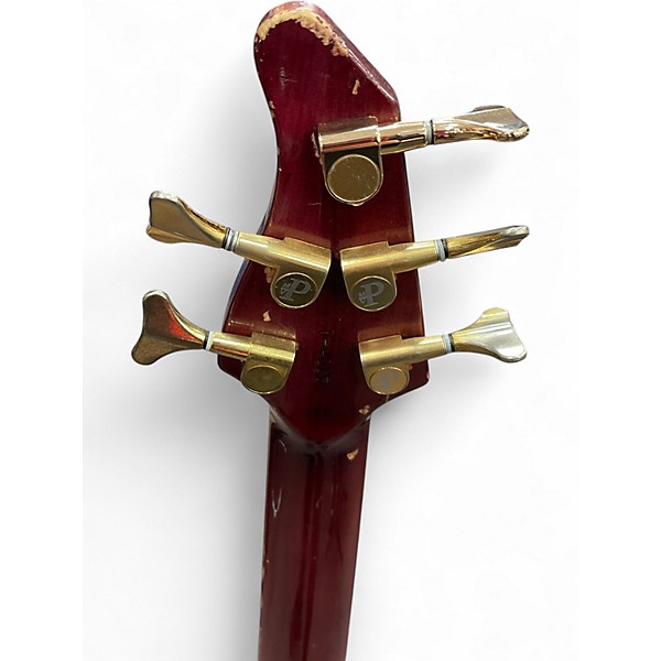 Used Pedulla Thunder Bass redish Electric Bass Guitar