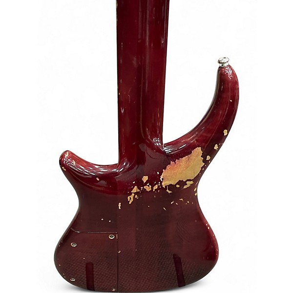 Used Pedulla Thunder Bass redish Electric Bass Guitar