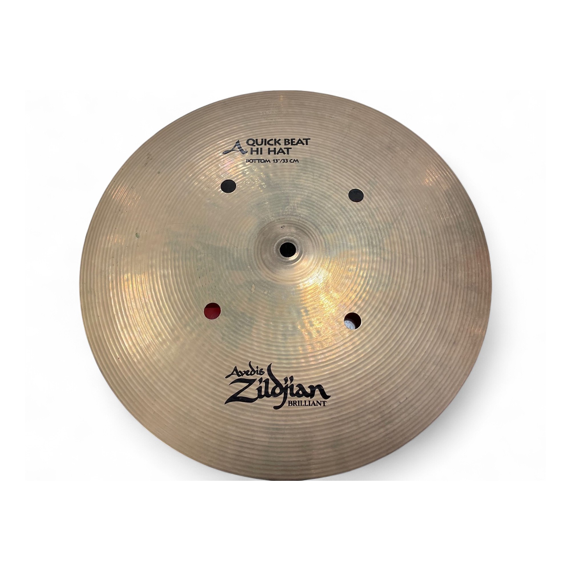 Used Zildjian 13in Quick Beat Hi Hat Bottom Cymbal 31 Used Zildjian 13in Quick Beat Hi Hat Bottom Cymbal 31