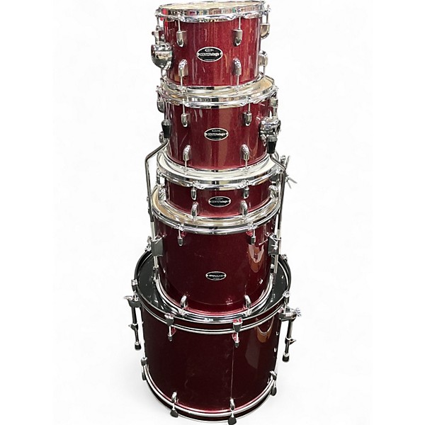 Used PDP by DW 4 Piece CENTERSTAGE RED SPARKLE Drum Kit
